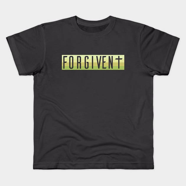 forgiven Kids T-Shirt by ChristianCanCo